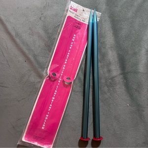 HERO Gaint “Jiffy” 14” aluminum knitting needles - size 17, 12.7 mm
